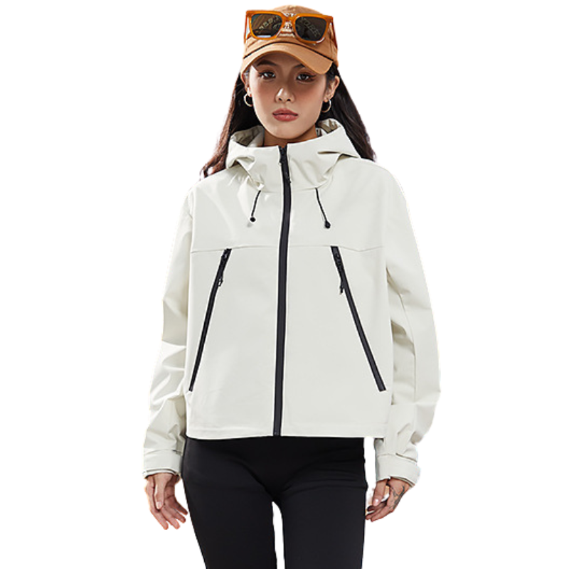 Regenjas dames waterdicht en ademend, kort model