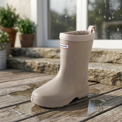 Regenlaarsjes kinderen met hoge schacht