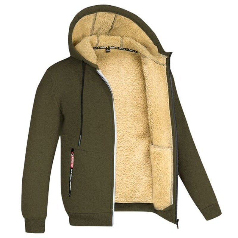 Vest Met Capuchon Heren - Rits - Sherpa Voering