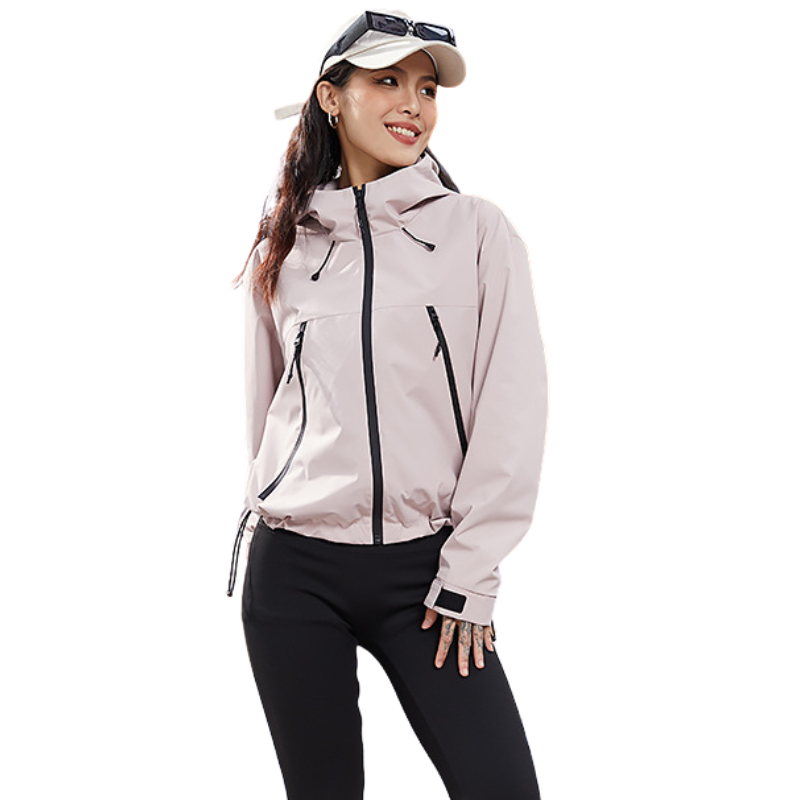 Regenjas dames waterdicht en ademend, kort model