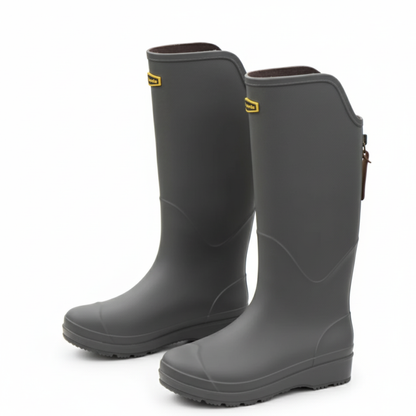 Regenlaarzen Dames Kniehoog - Waterdicht & Antislip - PVC