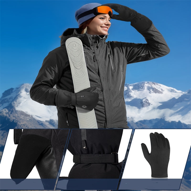 Skihandschoenen Waterdicht - Touchscreen - met Polsband