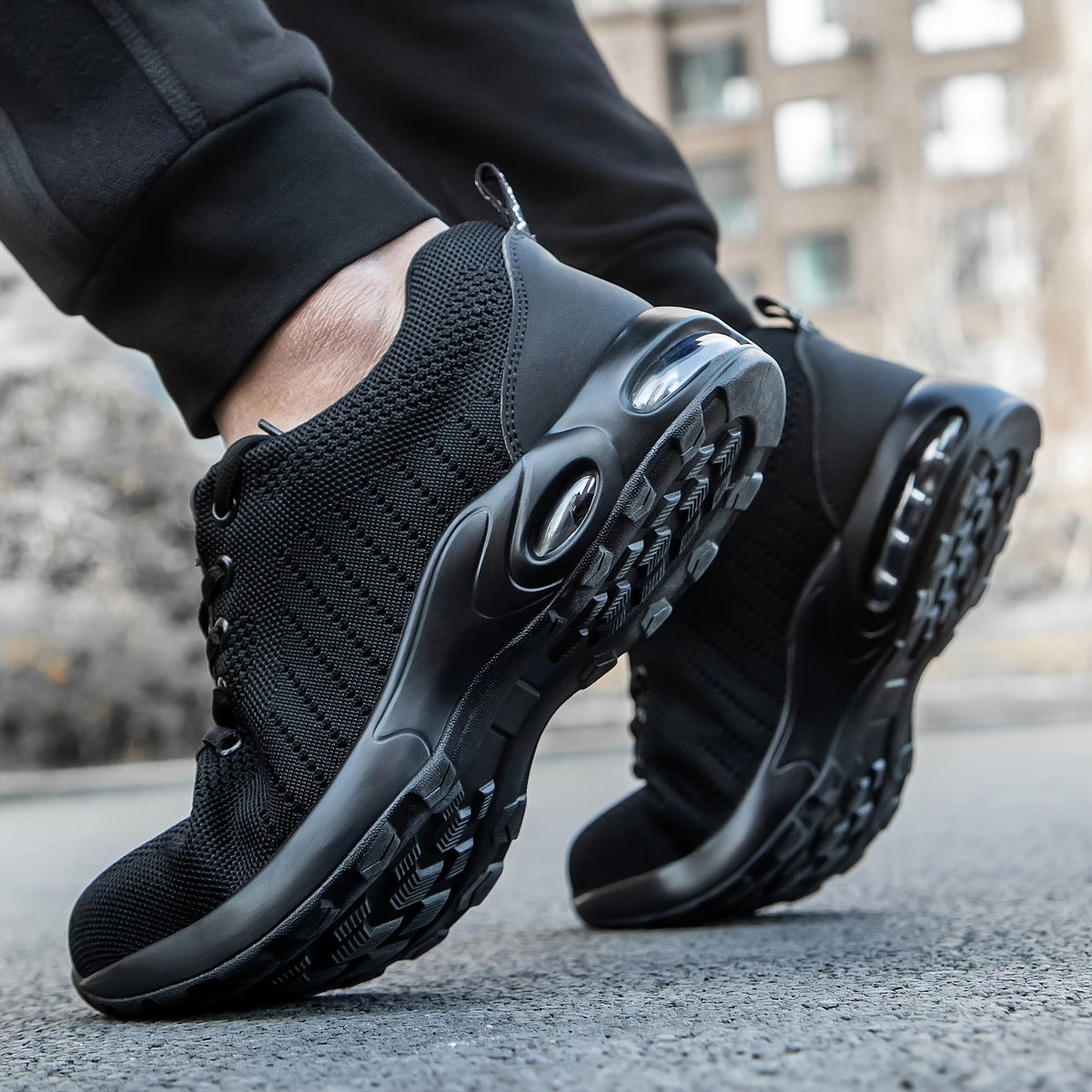 Werkschoenen heren met stalen neus in sneaker model