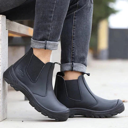 Werkschoenen heren met beschermkap en doortrapvaste zool