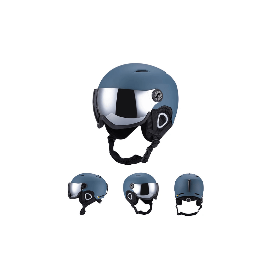 Skihelm met vizier en ABS-buitenschaal