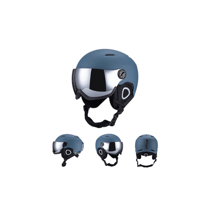 Skihelm met vizier en ABS-buitenschaal