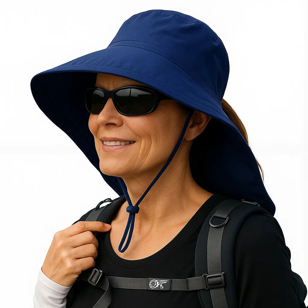 Dames Zonnehoed - UV-bescherming – Nekbescherming