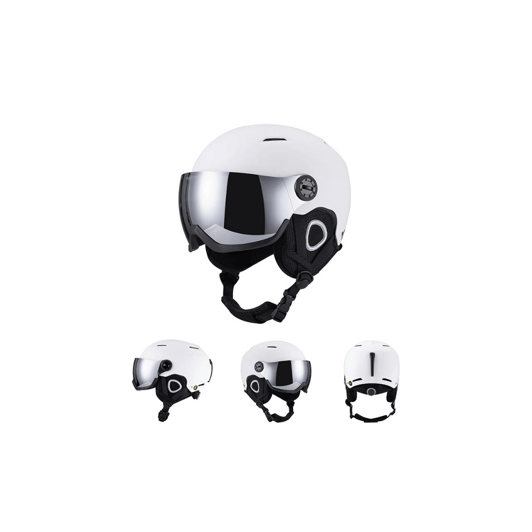 Skihelm met vizier en ABS-buitenschaal