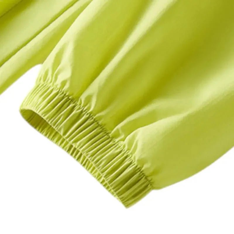 Zomerjas dames met UV-bescherming UPF 50+ en capuchon