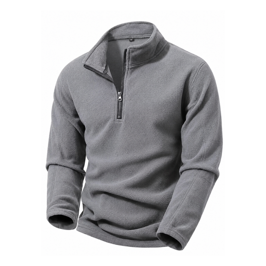Fleece Trui Heren - Halve Rits - Stretch