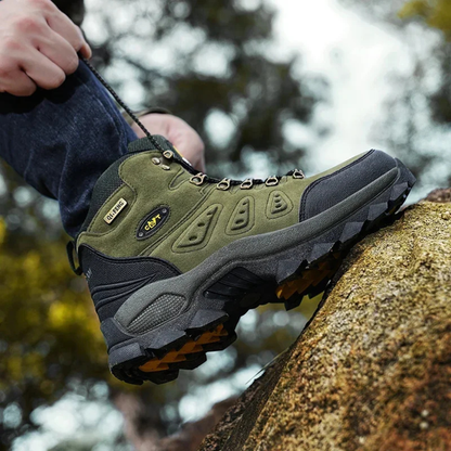 Wandelschoenen heren waterafstotend met orthopedische zool