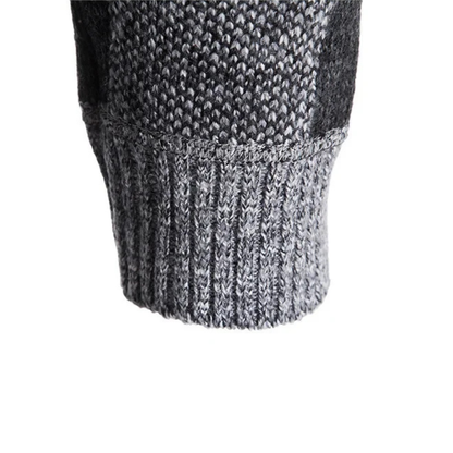 Gevoerd heren vest met capuchon en ruitpatroon