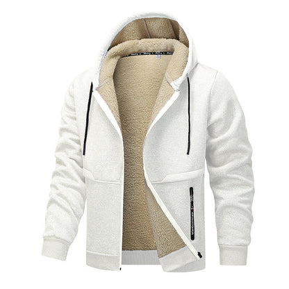 Hoodie met Rits Heren - Winddicht & Gevoerd - Diepe Zakken