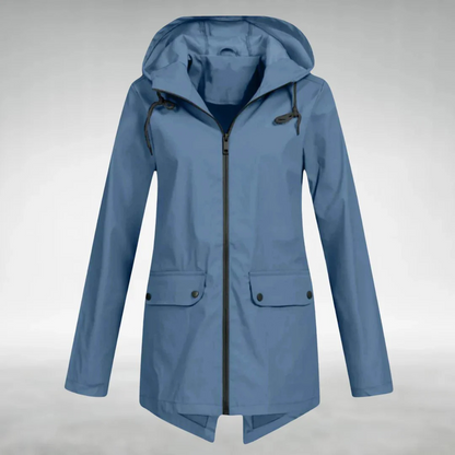Korte Regenjas Dames - Overgangsjas met Capuchon - 6 Kleuren