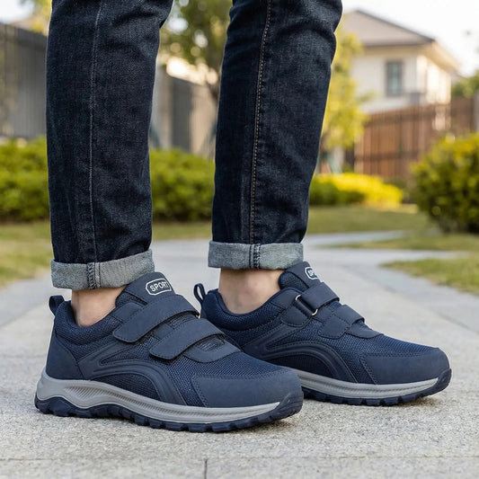 Orthopedische schoenen heren met klittenbandsluiting