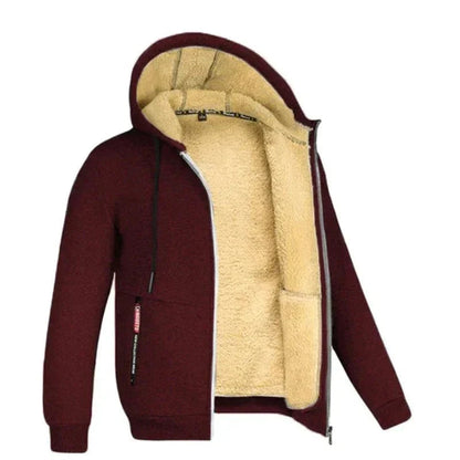 Vest Met Capuchon Heren - Rits - Sherpa Voering