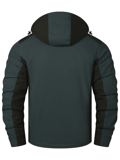 Waterdichte heren winterjas met capuchon
