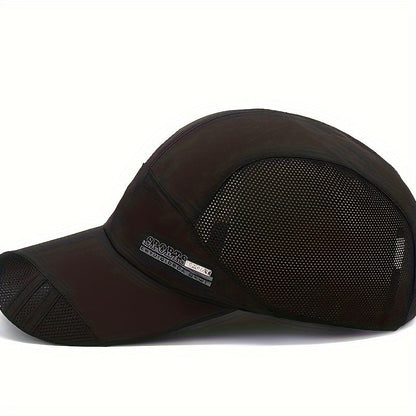 Heren Sportcap met Klep - Snel Drogend - Mesh Panelen