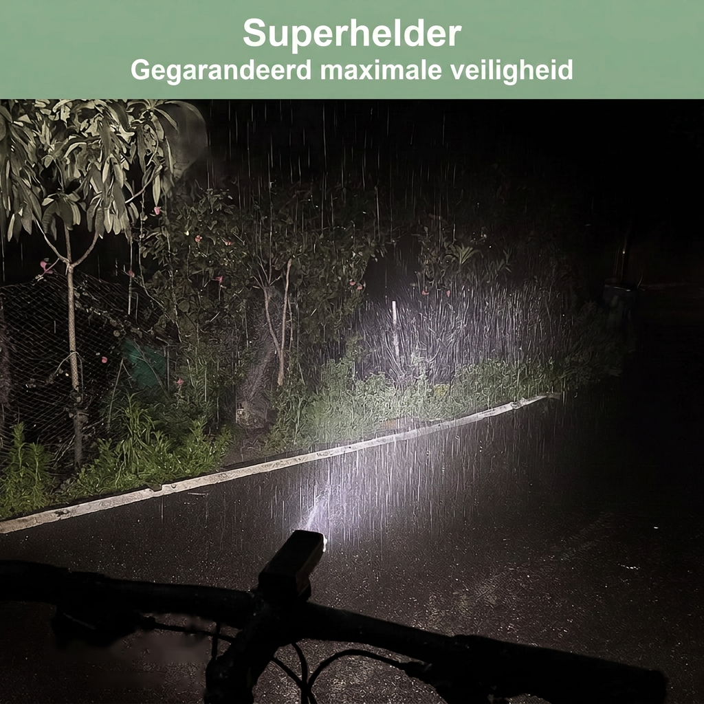Fietslamp Voor - USB Oplaadbaar - Tot 5 Uur Licht