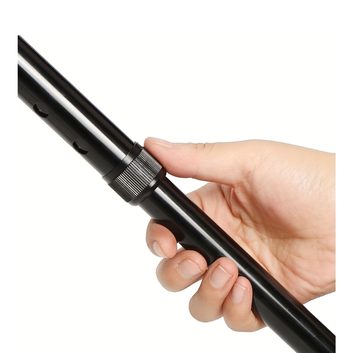 Wandelstok voor Senioren - Verstelbaar 60–98 cm - 4-Poots Antislip Voet