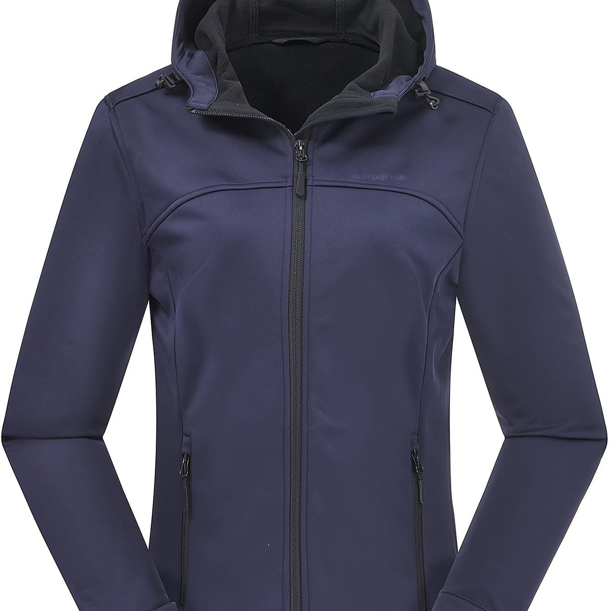 Softshell jas dames met capuchon en fleece voering