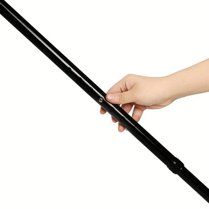 Wandelstok voor Senioren - Verstelbaar 60–98 cm - 4-Poots Antislip Voet