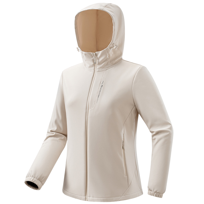 Sportieve softshell tussenjas dames met fleecevoering