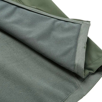 Softshell jas heren met fleece voering en staande kraag