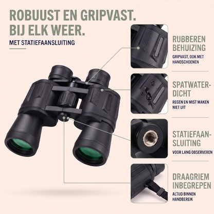 Verrekijker 20x50 - Grote Reikwijdte - Voor Jacht & Natuur