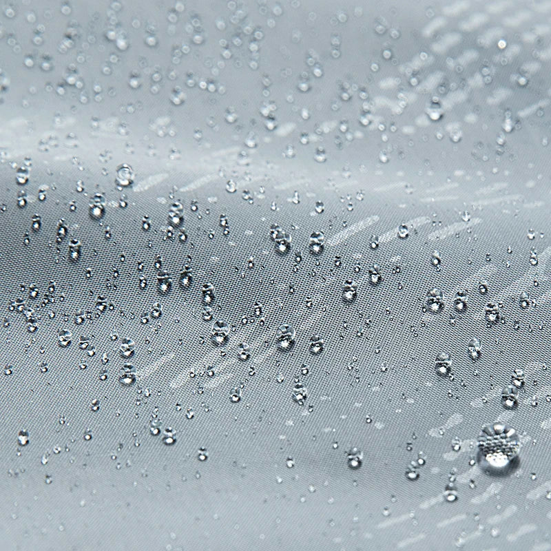 Heren zomerjas waterafstotend en winddicht, opgevouwen in packzak