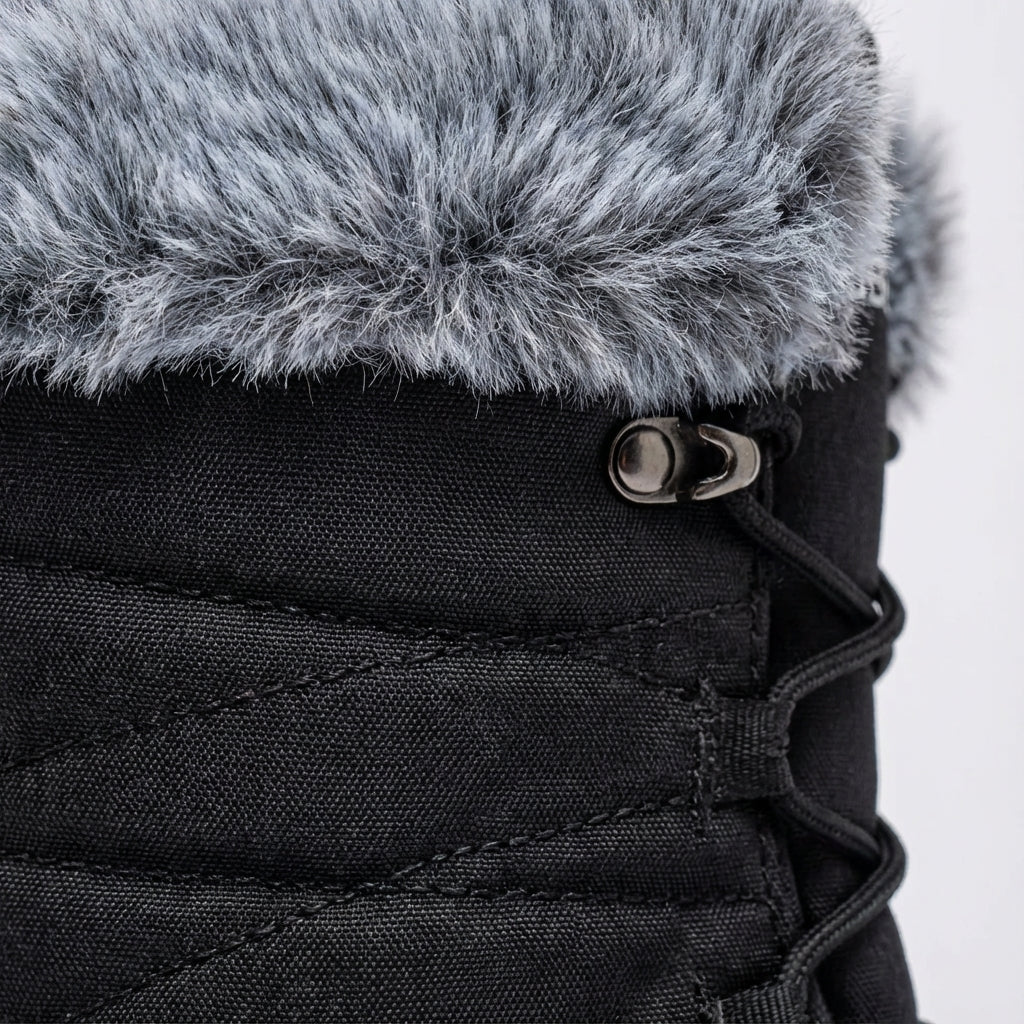 Snowboots Dames Enkelhoog - Waterdicht & Gevoerd - Met Veters