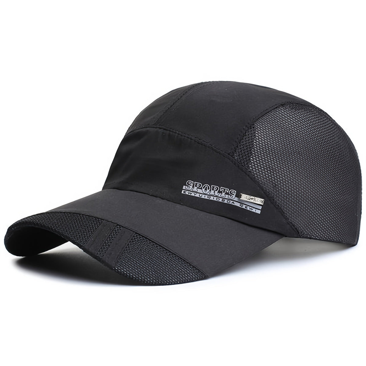 Heren Sportcap met Klep - Snel Drogend - Mesh Panelen