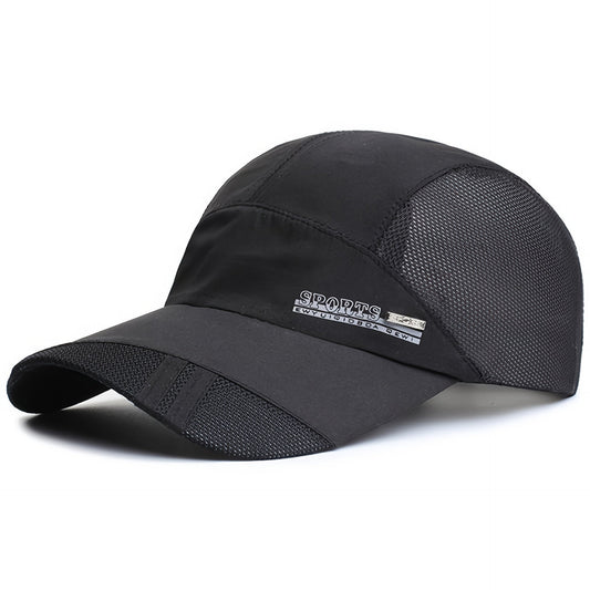 Heren Sportcap met Klep - Snel Drogend - Mesh Panelen