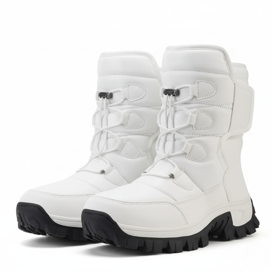 Snowboots Dames - Waterdicht met Pluche Voering - Klittenband