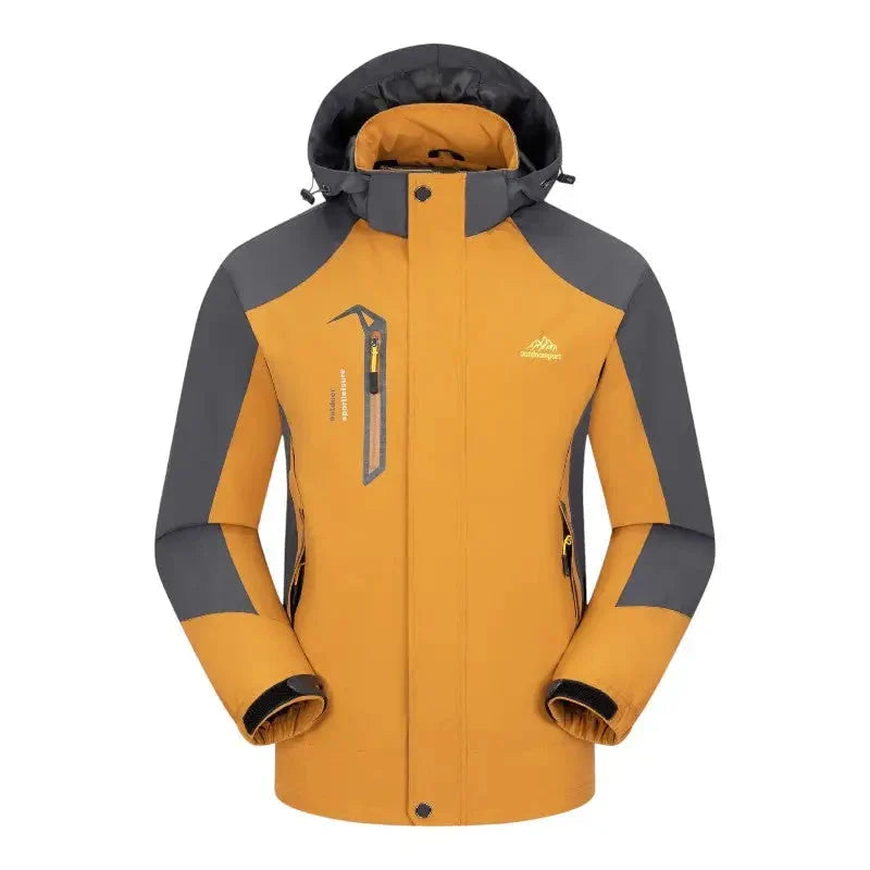 Regenjas voor heren met afneembare capuchon