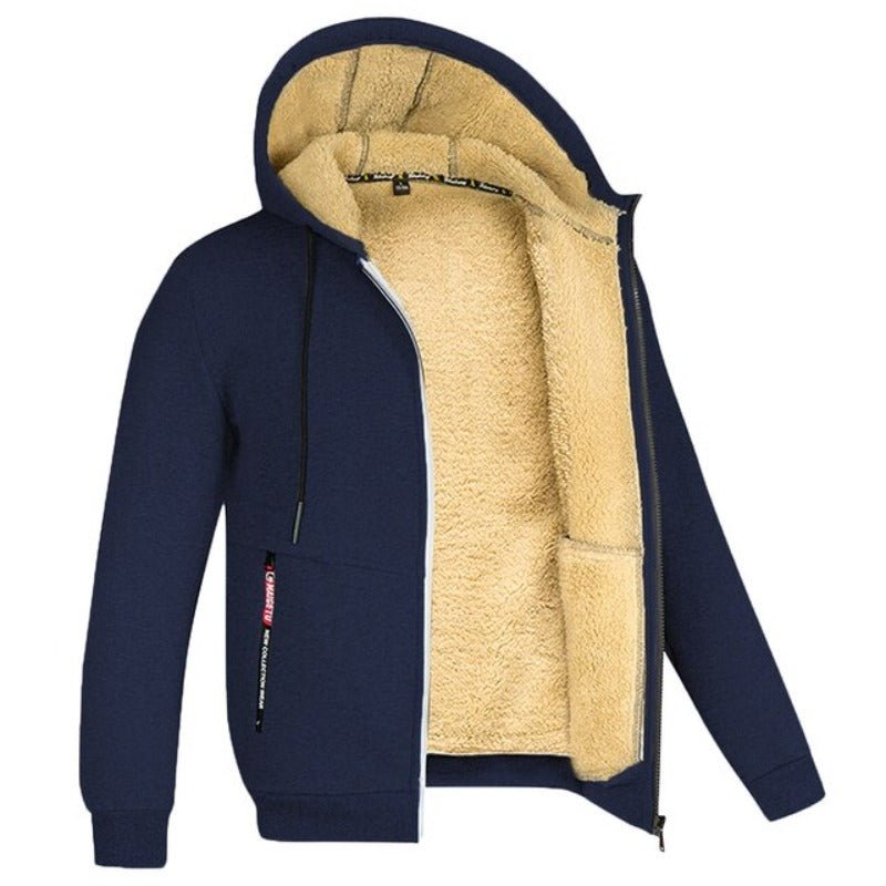 Vest Met Capuchon Heren - Rits - Sherpa Voering