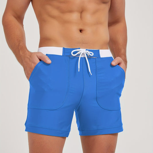 Heren Zwemshort - Sneldrogende Zwembroek - Contrasterende Band
