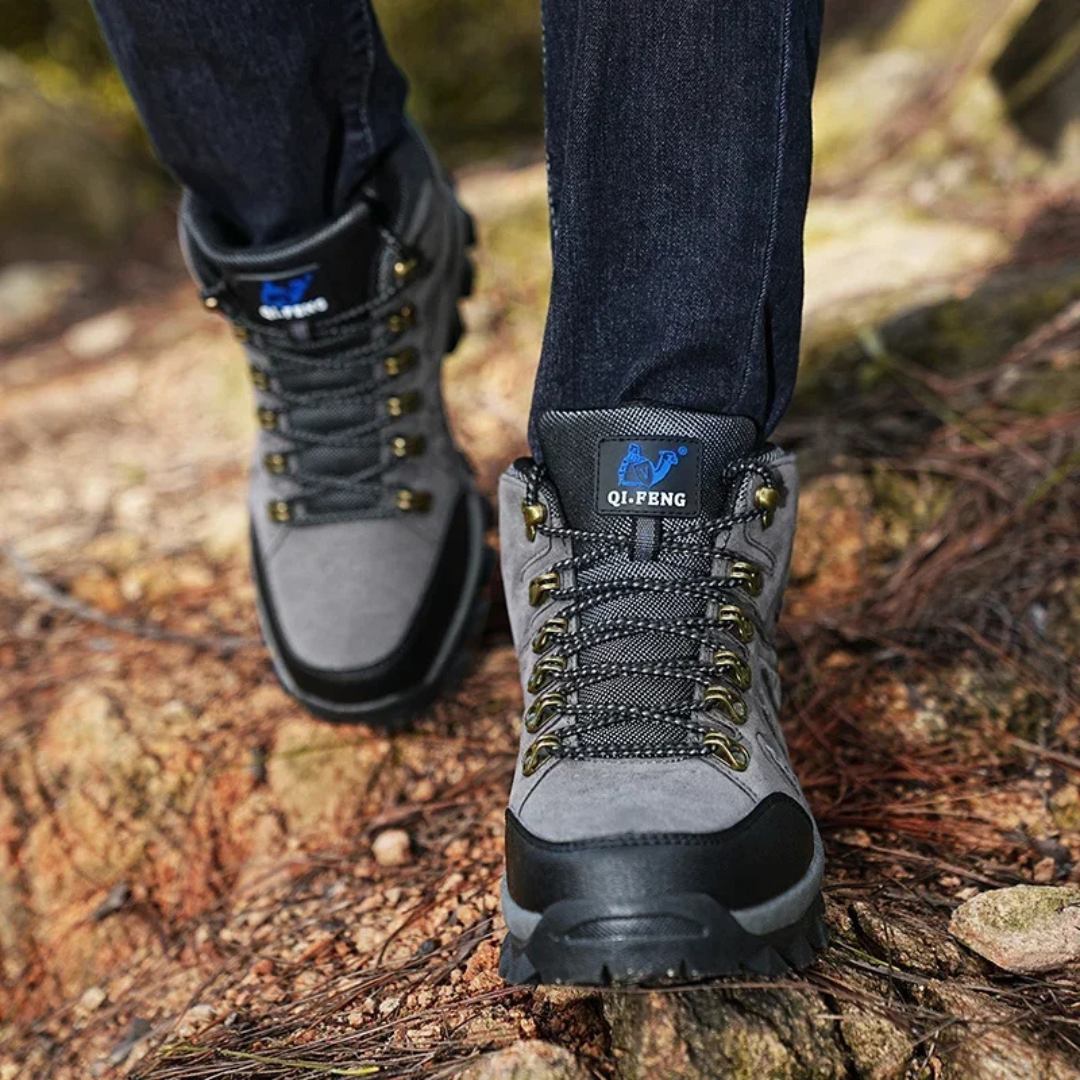 Wandelschoenen heren waterafstotend met orthopedische zool