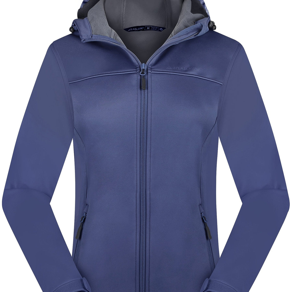 Softshell jas dames met capuchon en fleece voering
