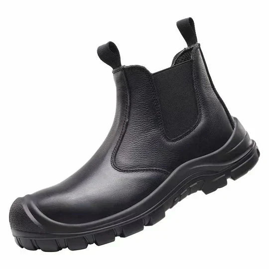 Werkschoenen heren met beschermkap en doortrapvaste zool