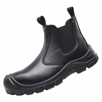 Werkschoenen heren met beschermkap en doortrapvaste zool