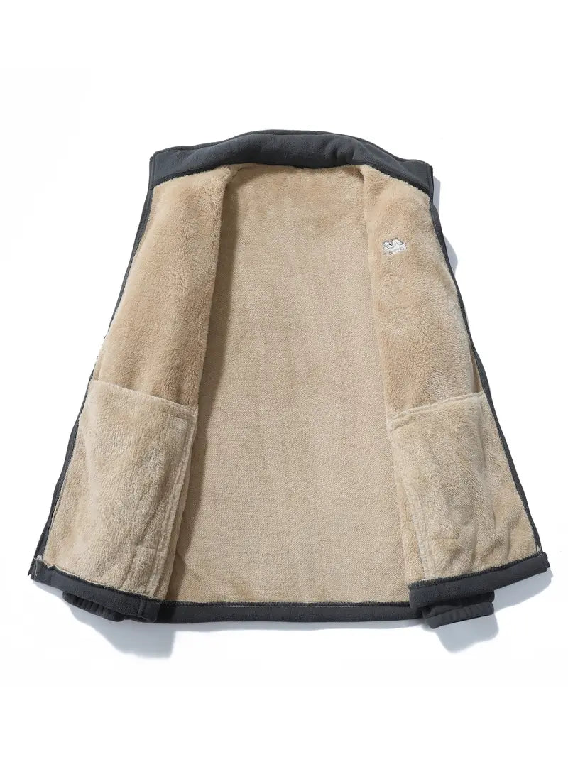 OutdoorHaven - Unisex Gevoerd Fleece Vest