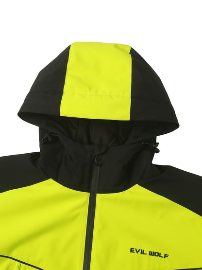 Waterdichte heren winterjas met capuchon