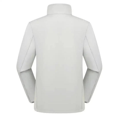 Softshell jas heren met fleece voering en staande kraag