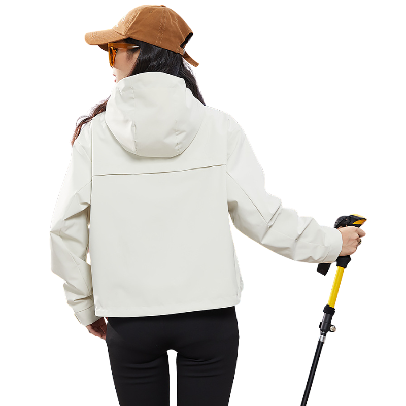 Regenjas dames waterdicht en ademend, kort model