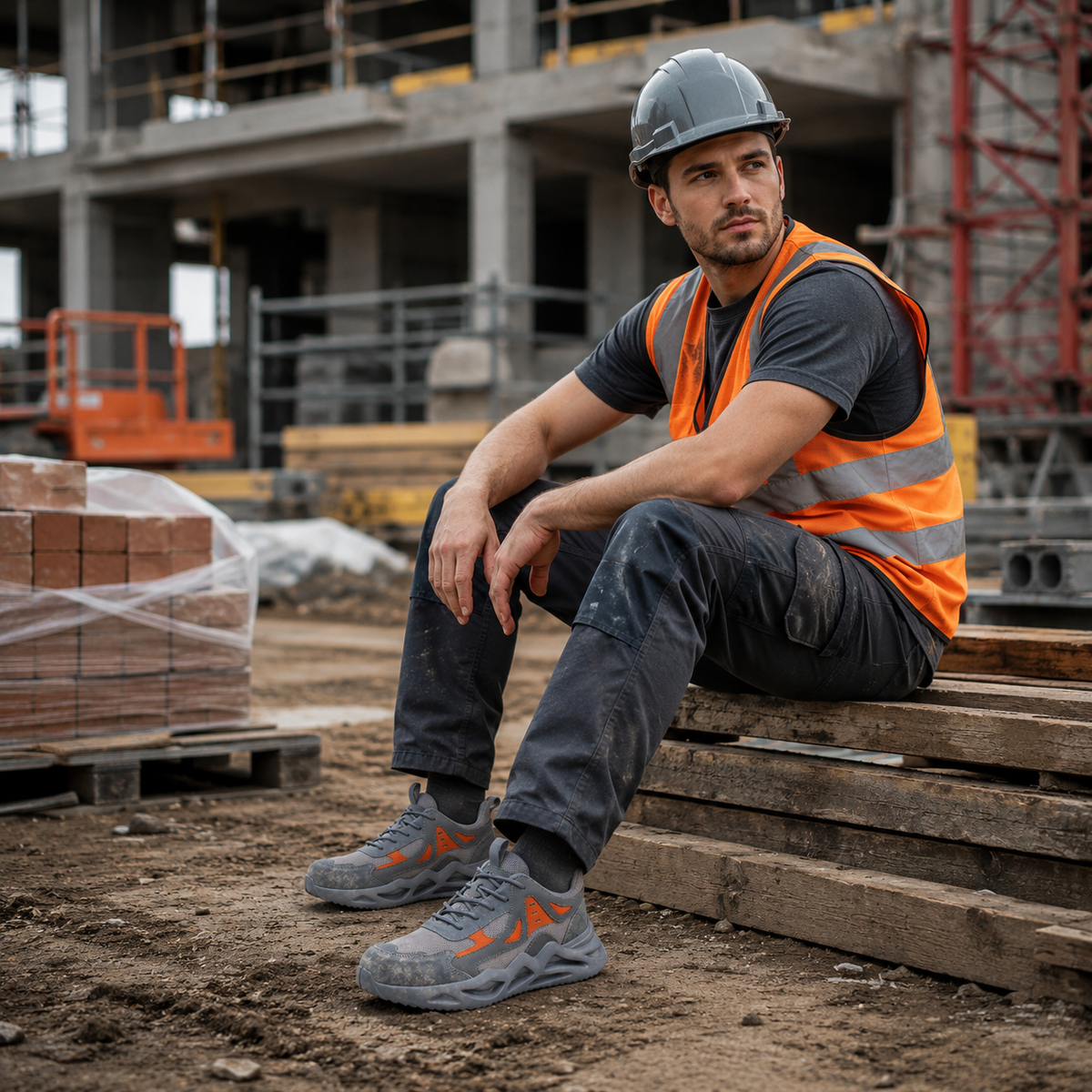 Werkschoenen Heren - Licht & Ademend - Antiperforatiezool