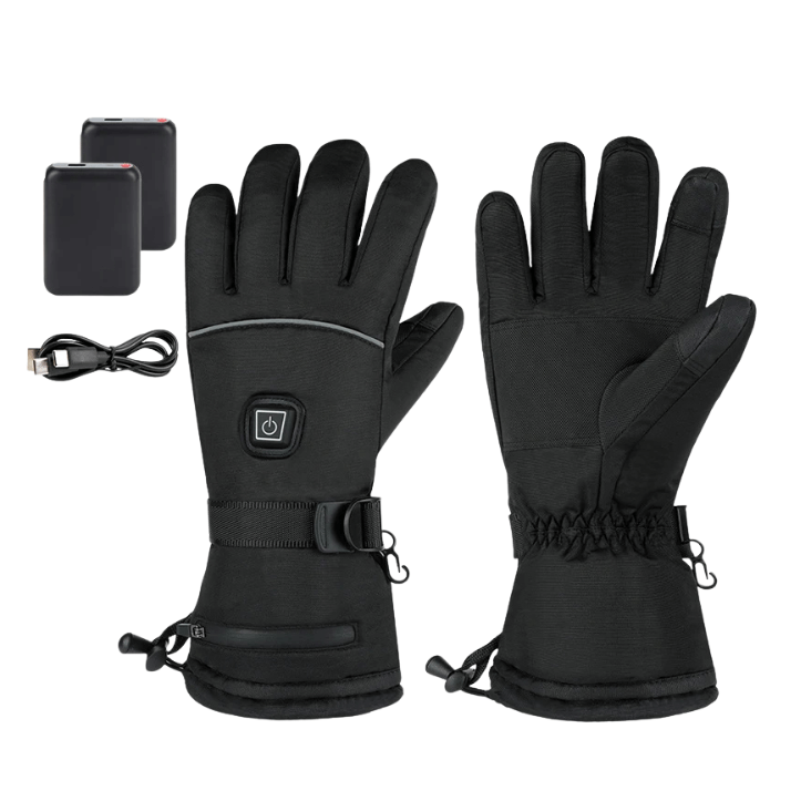 Verwarmde Handschoenen Oplaadbaar - 3 Warmtestanden - Waterdicht & Winddicht