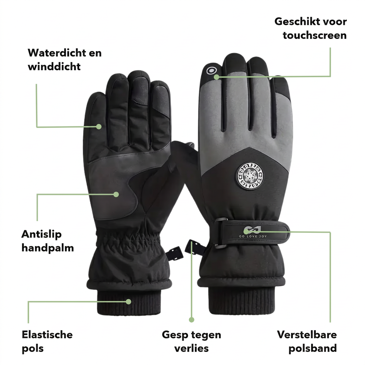 Skihandschoenen - Waterdicht & Warm - Unisex