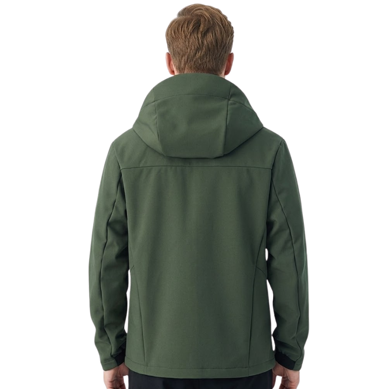 Softshell jas heren met fleece voering en ventilatiepanelen