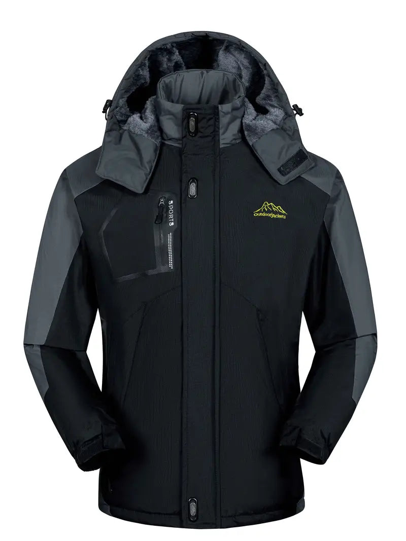 Gevoerde Outdoorjas Heren – Waterdicht & Winddicht – Bestand tegen Stevige Kou